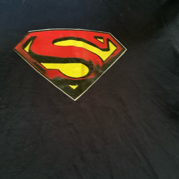 Superman vintage T shirt Fireman or woman’s Men S woman’s M has been worn well - Picture 3 of 6